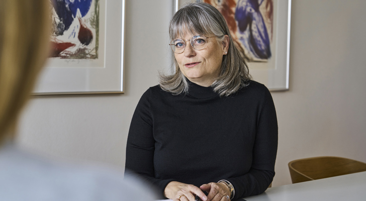 Karina Kellmer i kundemøde